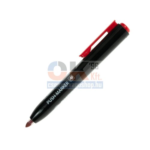 Push-Marker jelölő filc piros   1,5-3 mm    (8462010)
