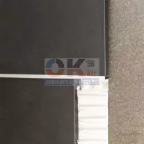   EMAC négyzet profil élvédő fényes alu 10mm / 250cm (NL3XSAL10PB)