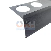   EMAC Vierteag GT teraszprofil oxid szürke 10mm / 250cm (NVGTAL10OG)