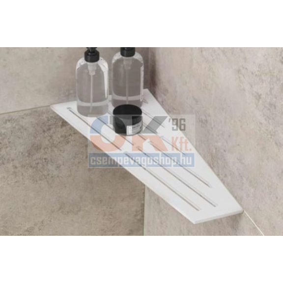Ablago Board zuhany sarokpolc, matt fehér, asszimetrikus (abl14970we)