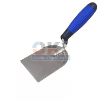   Bautool gipsz és burkolókanál inox 80mm soft nyél (b640280)