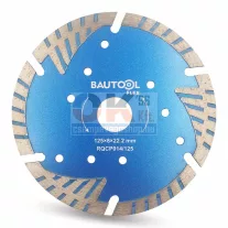   Bautool gyémánttárcsa turbo szegmens 125x22,2 mm (brqcp014125)