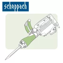 Scheppach vésőgép, ütvefúró, bontókalapács, vésőszár
