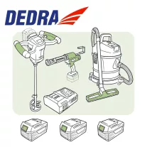 DEDRA Akkumulátoros gépek, gépcsomagok