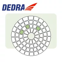 DEDRA gyémánt csiszoló és polírozótárcsa, vizes