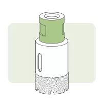Gyémánt lyukfúrók sarokcsiszolóra