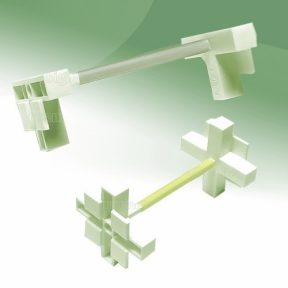 Üvegtéglakereszt, üvegtégla T kereszt