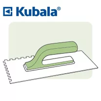KUBALA fogazott glettvasak simítók