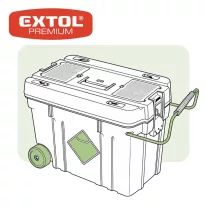 EXTOL övtáska szerszámosláda