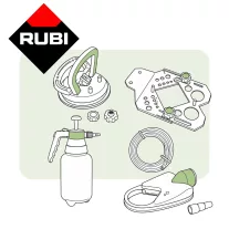 RUBI gyémánt lyukfúró készletek, kiegészítők