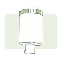 Gyémánt szegmenses lyukfúrók