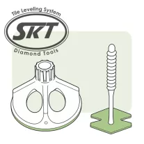 SKT 601 csavaros burkolatszintező 1-1,5-2-3 mm fuga