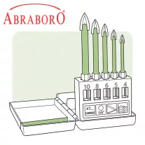 Abraboro üveg és csempefúró