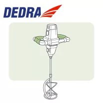 DEDRA keverőgép és keverőszár