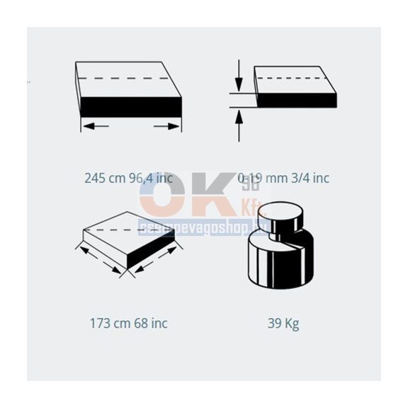 Sigma csempevágó XL 245cm 12E1 (cs012e1)
