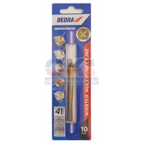   Dedra négyélű lándzsafúró 10 mm, titán bevonat (ded1529q10)