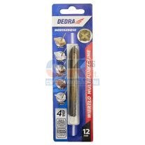   Dedra négyélű lándzsafúró 12 mm, titán bevonat (ded1529q12)