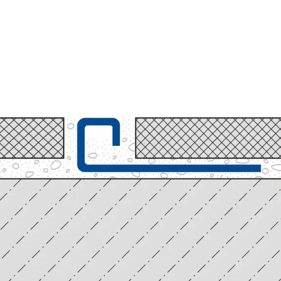 Dural DPSE négyzet profil élvédő, natúr V2A acél, 12,5mm / 250cm (durdpse125)