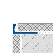   Dural DSA L profil élvédő, alu natúr, 12,5mm / 250cm (durdsa125)