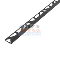   Dural L profil matt fekete élvédő 6mm / 250cm (durdsacm611)