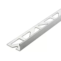   Dural DSE L profil élvédő, szálcsiszolt V2A acél, 8mm / 250cm (durdse80sf)