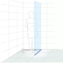   Dural GKGR lejtéstakaró üvegfogadó profil jobb, szálcsiszolt V2A acél 19mm / 148cm (durgkgr190sf148)