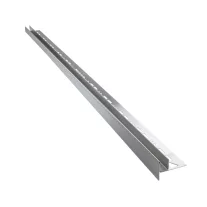   Dural GKGR lejtéstakaró üvegfogadó profil jobb, szálcsiszolt V2A acél 19mm / 148cm (durgkgr190sf148)