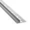 Dural GKGW zuhany üvegfogadó profil, szálcsiszolt V2A acél, 19mm / 220cm (durgkgw190sf220)