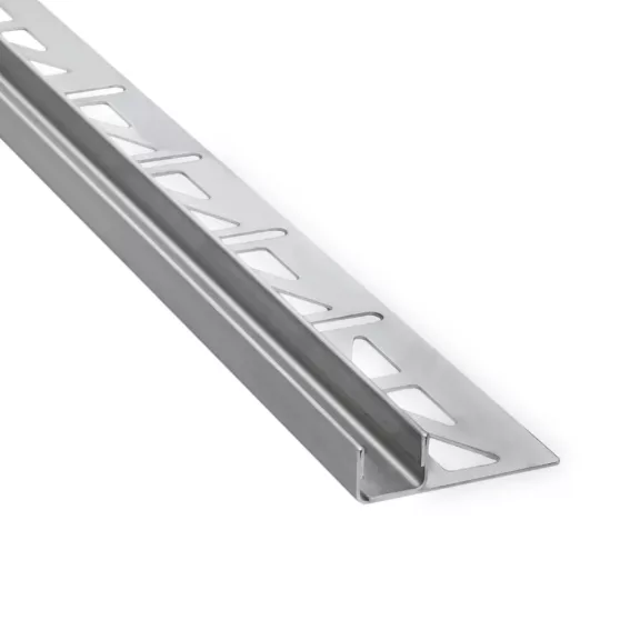 Dural GKGW zuhany üvegfogadó profil, szálcsiszolt V2A acél, 19mm / 220cm (durgkgw190sf220)