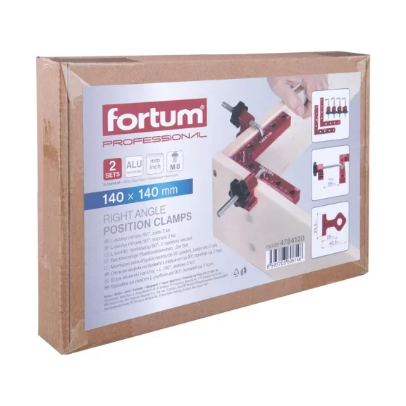 Extol derékszög szorító 2db / csomag 140×140 mm (e4784120)