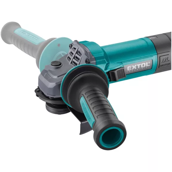 Extol sarokcsiszológép 125mm 1550W, kefementes, szabályozható fordulatszám (e8792010)