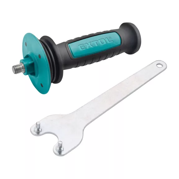 Extol sarokcsiszológép 125mm 1550W, kefementes, szabályozható fordulatszám (e8792010)