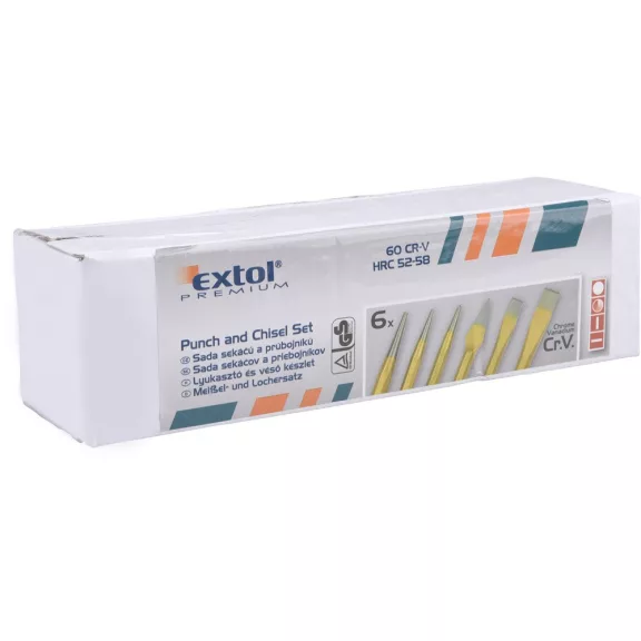 Extol mini vésőkészket 6 db / készlet (e8801820)