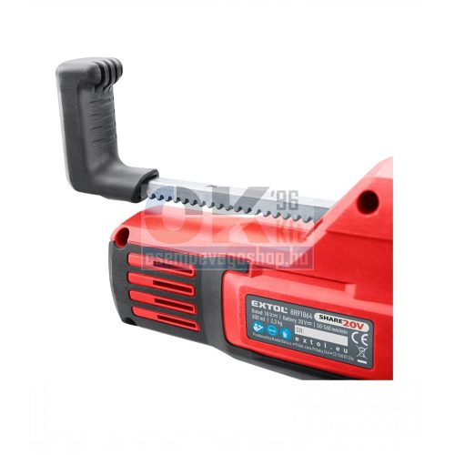 Extol akkus szilikon kinyomópisztoly, + akku + töltő (e8891864)