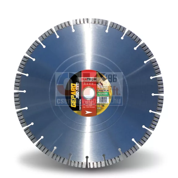 Diatech gyémánttárcsa GEPARD 400x30/25,4x12 mm (ge400) Diatech gyémánttárcsa GEPARD 400x30/25,4x12 mm (ge400)