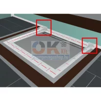 OPT Aquaseal Blau 3D préselt sarok JOBB 20 mm (h2o3djobb)
