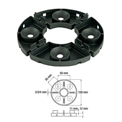   Eterno ivica álpadló rendszerhez talp, fix magasság 12 mm, 3mm fugatávolsághoz /1db  (iveh12)