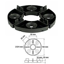   Eterno ivica álpadló rendszerhez talp, fix magasság 20 mm, 4mm fugatávolsághoz / 1db  (iveh20)