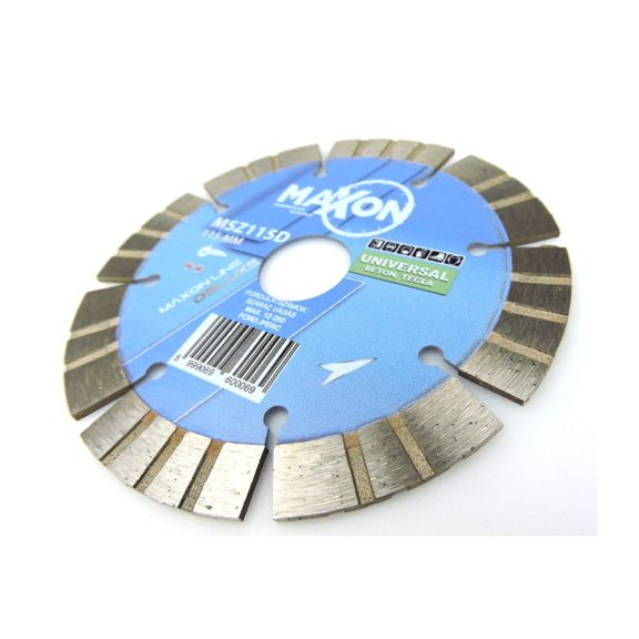 Diatech gyémánttárcsa MAXON CLASSIC DELUXE 115x22,2mm (msz115d)