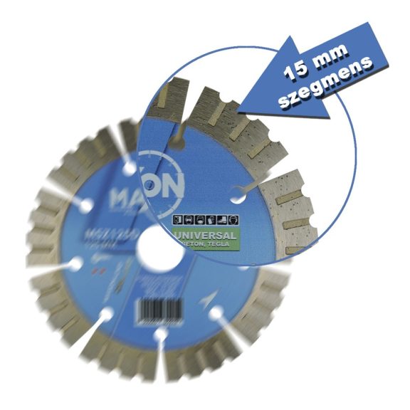 Diatech gyémánttárcsa MAXON CLASSIC DELUXE 125x22,2mm (msz125d)