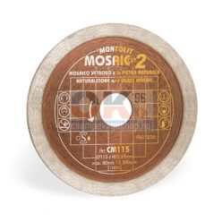   Montolit PROFI gyémánt vágótárcsa 22,2×1,4× 115 mm mozaik üveg vágáshoz (mtcm115)