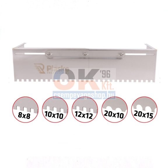 Plasko keretes fogazott lehúzó 600 × 10×10 mm fogazás (pl631010)