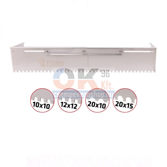 Plasko keretes fogazott lehúzó 800 × 10×10 mm fogazás (pl831010)