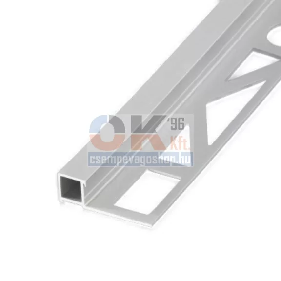 Proquadrat QAS 1251 négyzet profil matt ezüst élvédő 12,5mm / 250cm (proqas1251) Proquadrat QAS 1251 négyzet profil matt ezüst élvédő 12,5mm / 250cm (proqas1251)