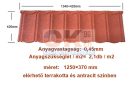 DREPA BONDgrau kőzúzalékos, modulos cserepes lemez 1db (roofbond-grau)