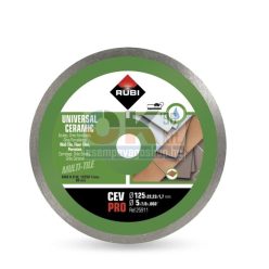   Rubi gyémánttárcsa száraz vágáshoz CSV125 SUPERPRO 125×22,2×1,7×7mm (ru30883)