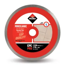   Rubi gyémánttárcsa vizes vágáshoz CPC250 PRO 250×25,4×2,2×7mm (ru30959)