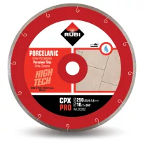   Rubi gyémánttárcsa vizes vágáshoz CPX250 PRO 250×25,4×1,6×7mm (ru30962)