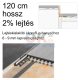 Schlutter lejtésprofil 5 mm / 120cm