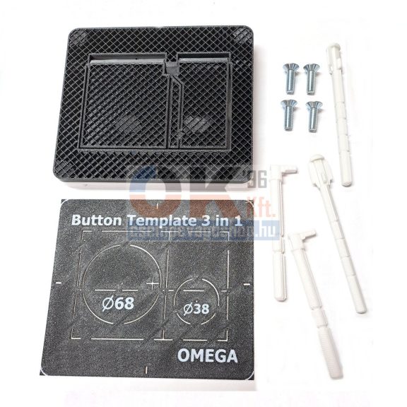 Rejtett geberit burkolható nyomólap OMEGA (sf175omega)